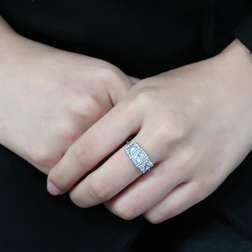STAINLESS STEEL AAA GRADE CZ Ring - Picture 14 of 14